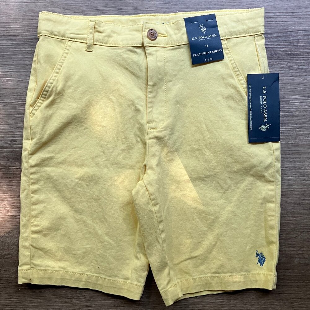 U.S. Polo Assn. Boys Twill Hartford Shorts Size: 14